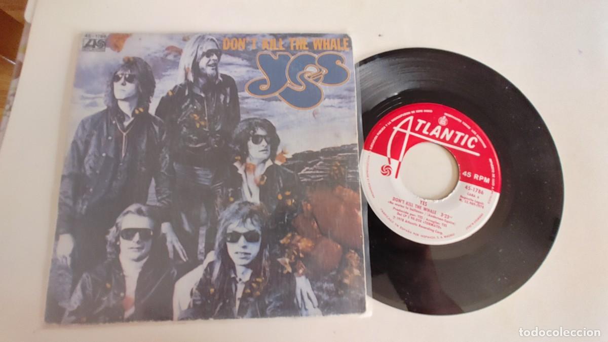 Discos de vinilo: YES-SINGLE DON&acute;T KILL THE WHALE - Foto 1