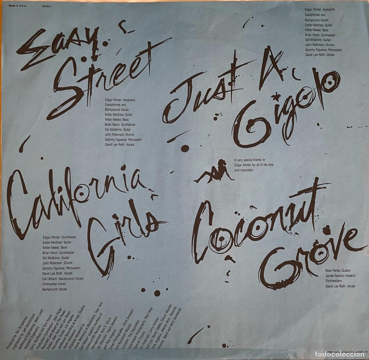 Discos de vinilo: David Lee Roth &ndash; Crazy From The Heat 12&rdquo; MAXI - Foto 4