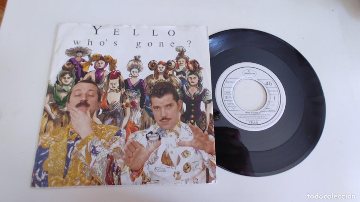 Discos de vinilo: YELLO-SINGLE WHO&acute;S GONE - Foto 1