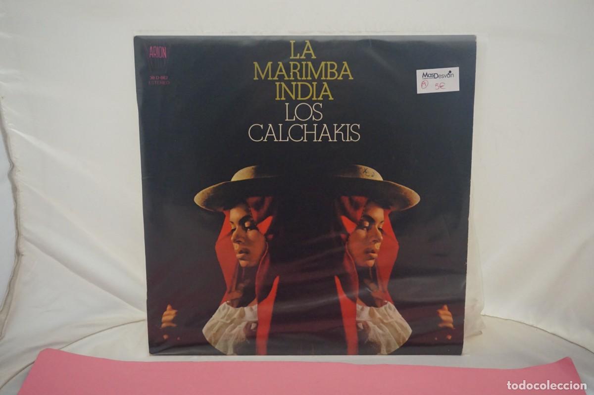 Discos de vinilo: LP - LA MARIMBA INDIA - LOS CALCHAKIS - VINILO COMO NUEVO - Foto 1