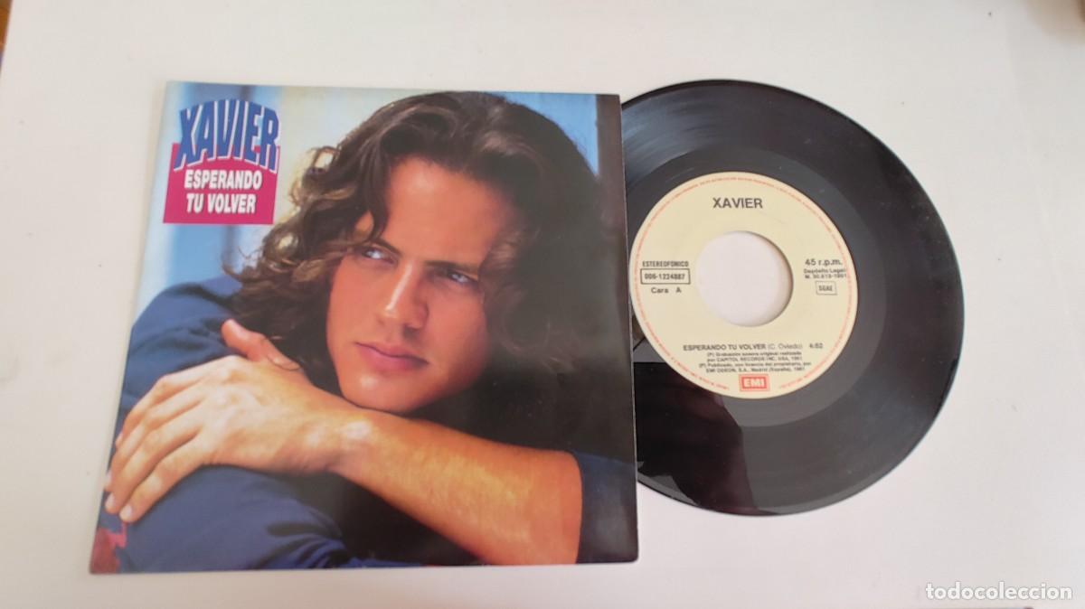 Discos de vinilo: XAVIER-SINGLE ESPERANDO TU VOLVER-MISMA CARA - Foto 1