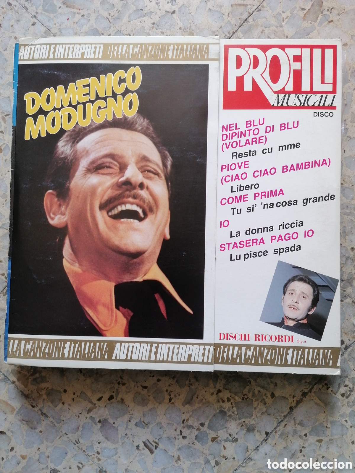 Discos de vinilo: LP DOMENICO MODUGNO PROFILI MUSICALI 1982 COMPLETO - Foto 1