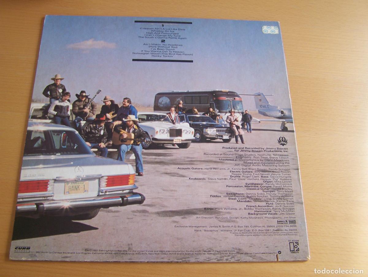 Discos de vinilo: Hank Williams Jr- High notes Lp - Foto 2