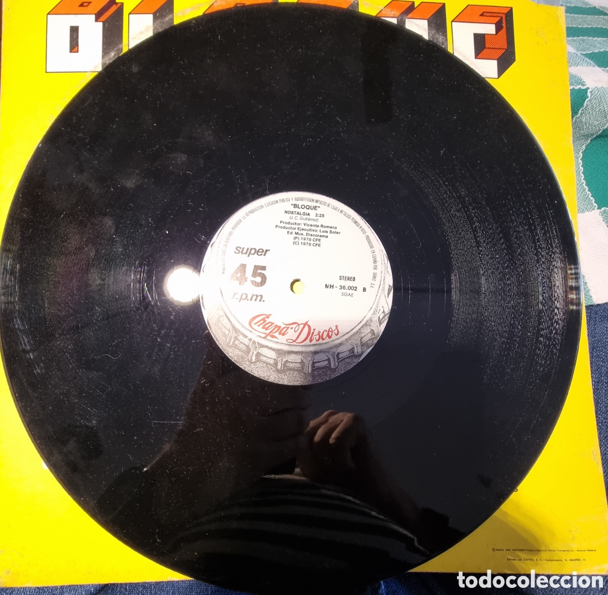 Discos de vinilo: Bloque La libre creaci&oacute;n Sp vinilo - Foto 3