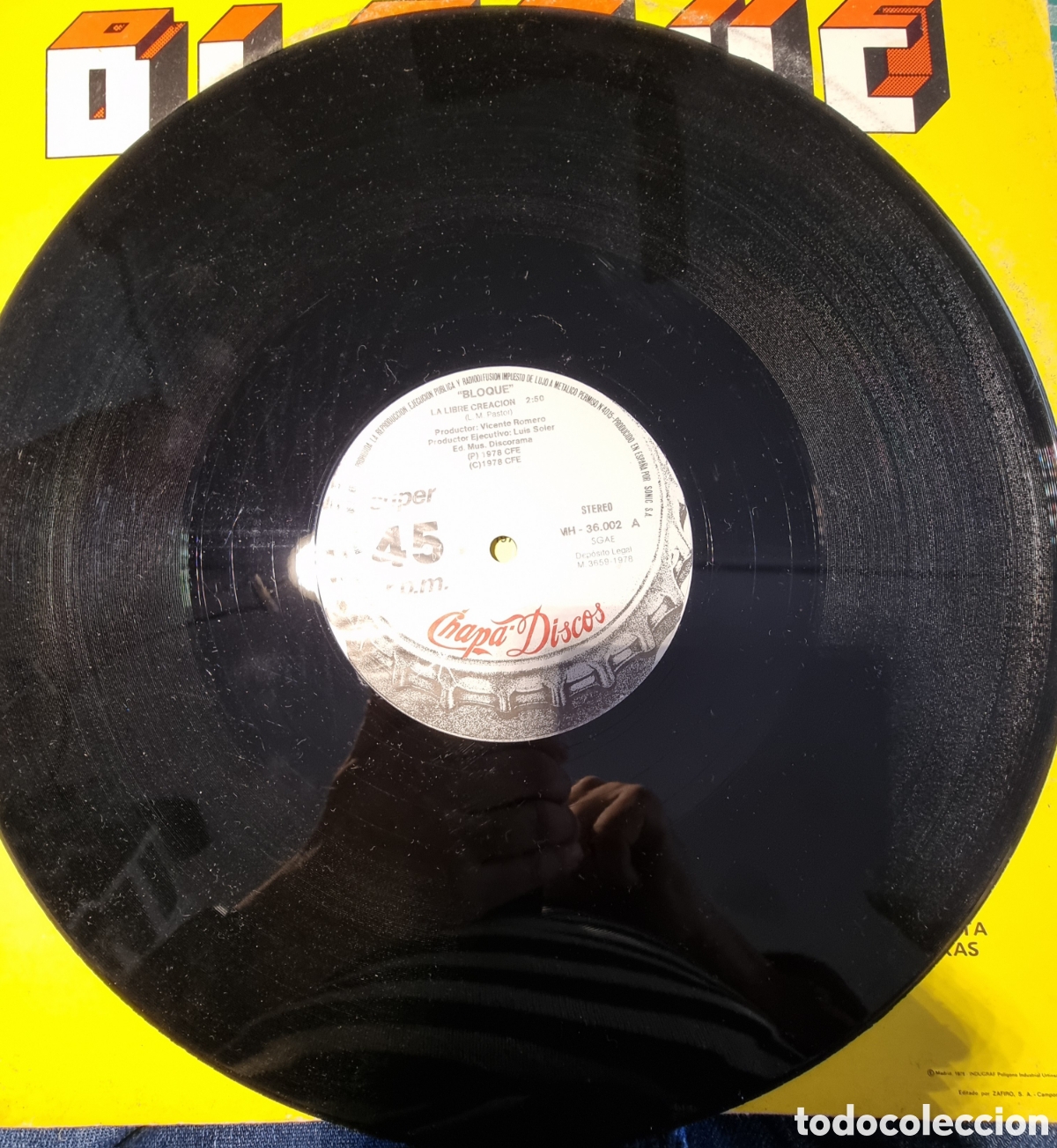 Discos de vinilo: Bloque La libre creaci&oacute;n Sp vinilo - Foto 4