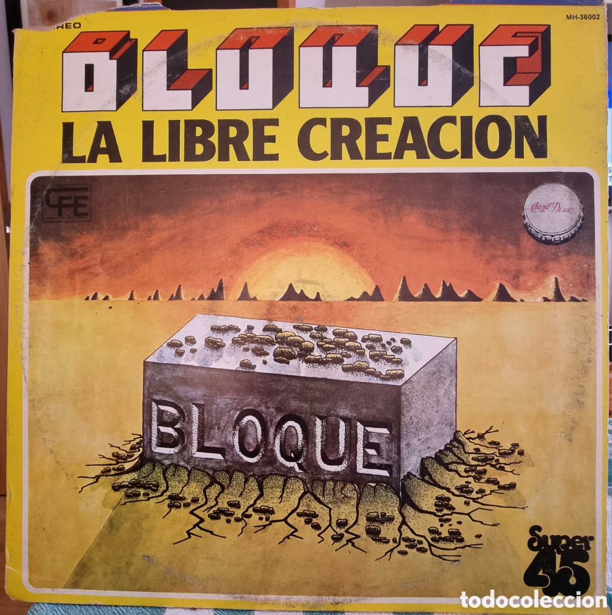 Discos de vinilo: Bloque La libre creaci&oacute;n Sp vinilo - Foto 1