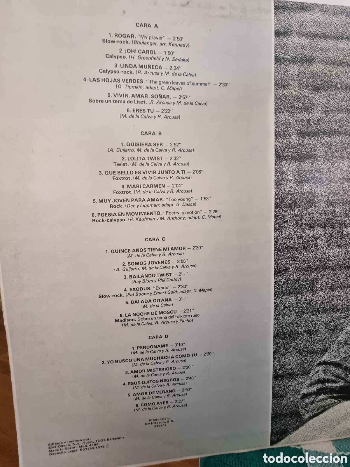 Discos de vinilo: Duo Din&aacute;mico La voz de.. Doble LP vinilo - Foto 3