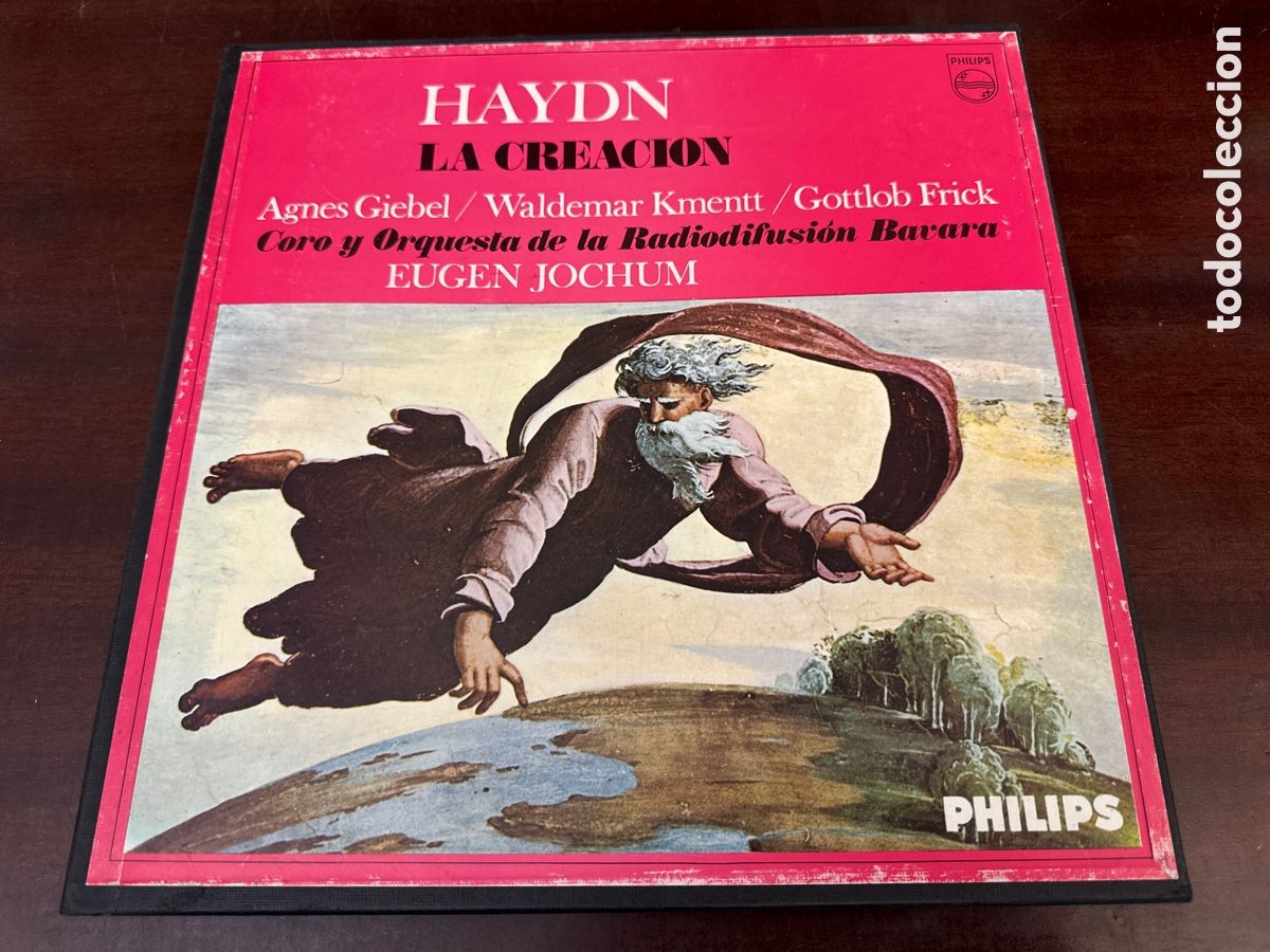 Discos de vinilo: HAYDN - LA CREACION BOX 2 LPS + LIBRETO - Foto 5