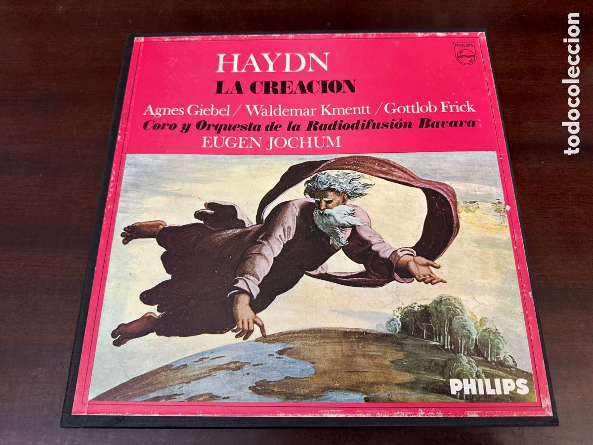 Discos de vinilo: HAYDN - LA CREACION BOX 2 LPS + LIBRETO - Foto 1