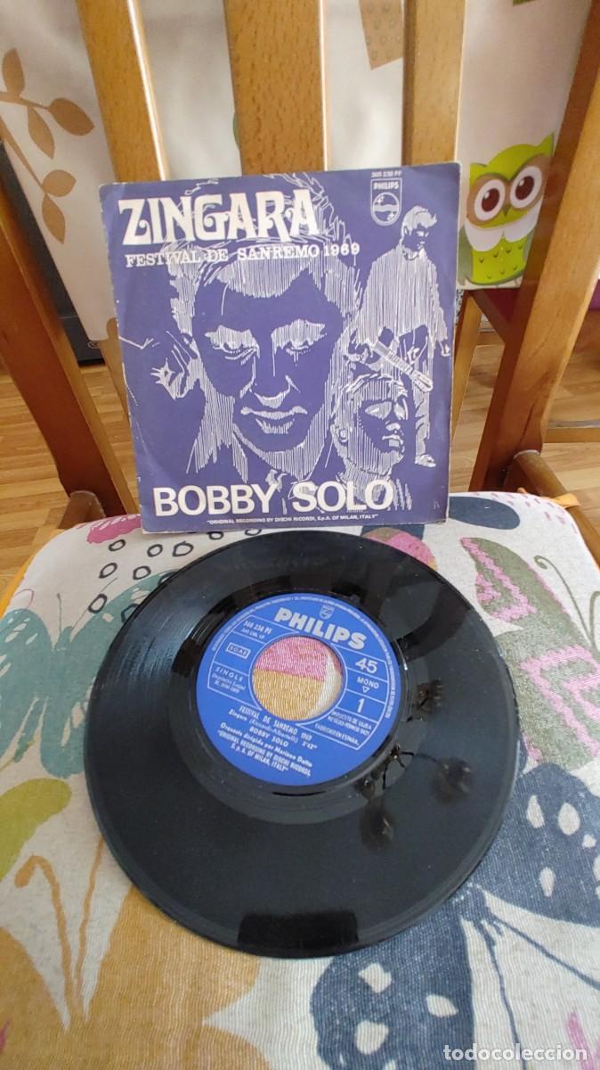 Discos de vinilo: BOBBY SOLO-SINGLE ZINGARA - Foto 1