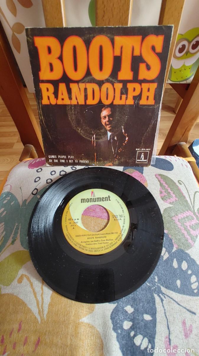 Discos de vinilo: BOOTS RANDOLPH-SINGLE GAMES PEOPLE PLAY - Foto 1