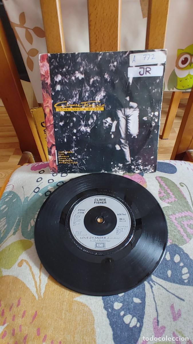 Vinyl records: CLIMIE FISHER-SINGLE-LOVE LIKE A RIVER