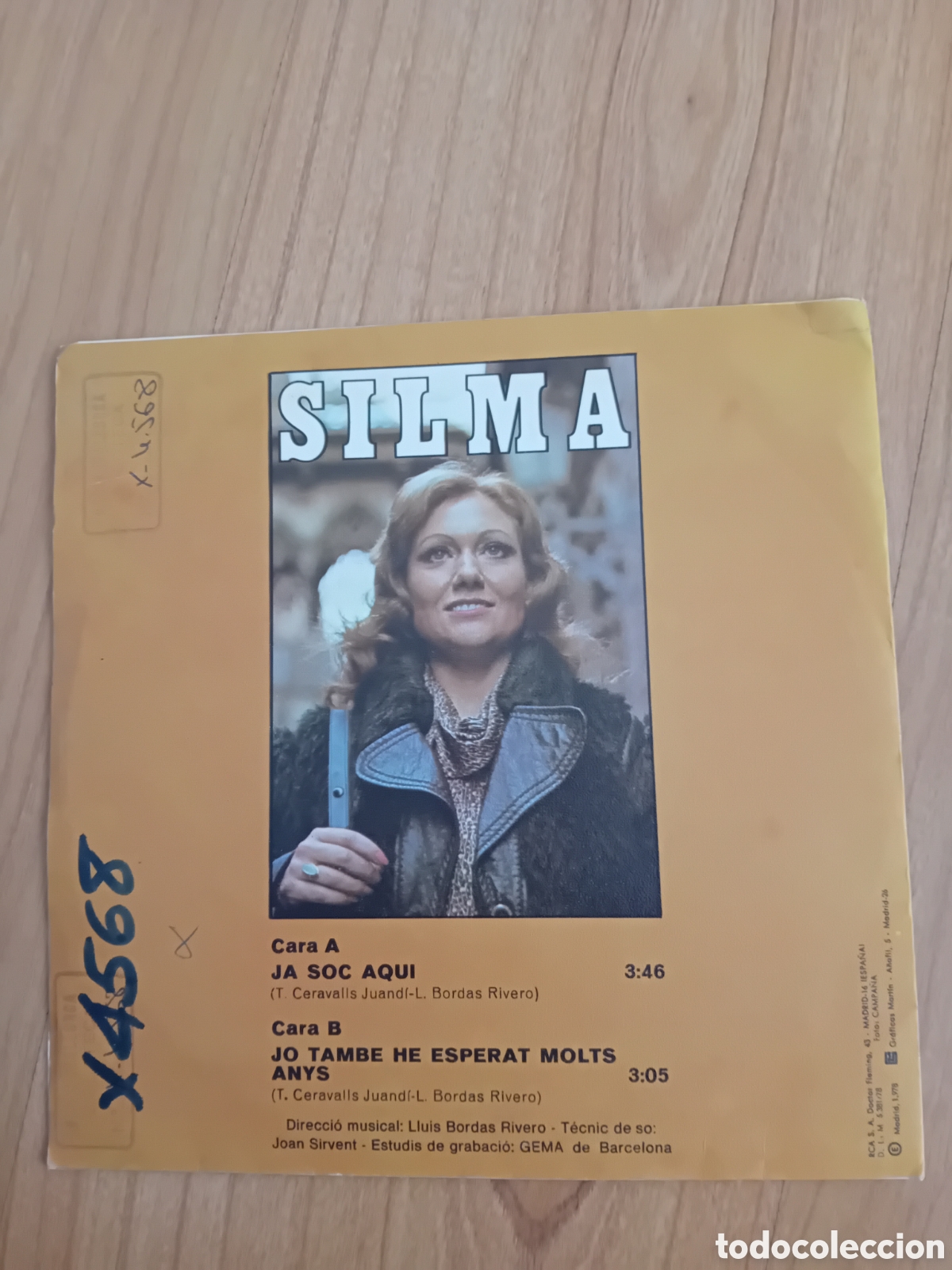 Discos de vinilo: JA SOC AQUI. SILMA. 1978 - Foto 2