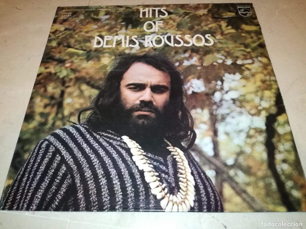 Discos de vinilo: HITS OF DEMIS ROUSSOS-ORIGINAL ESPA&Ntilde;OL 1974-PHILIPS-CIRCULO DE LECTORES