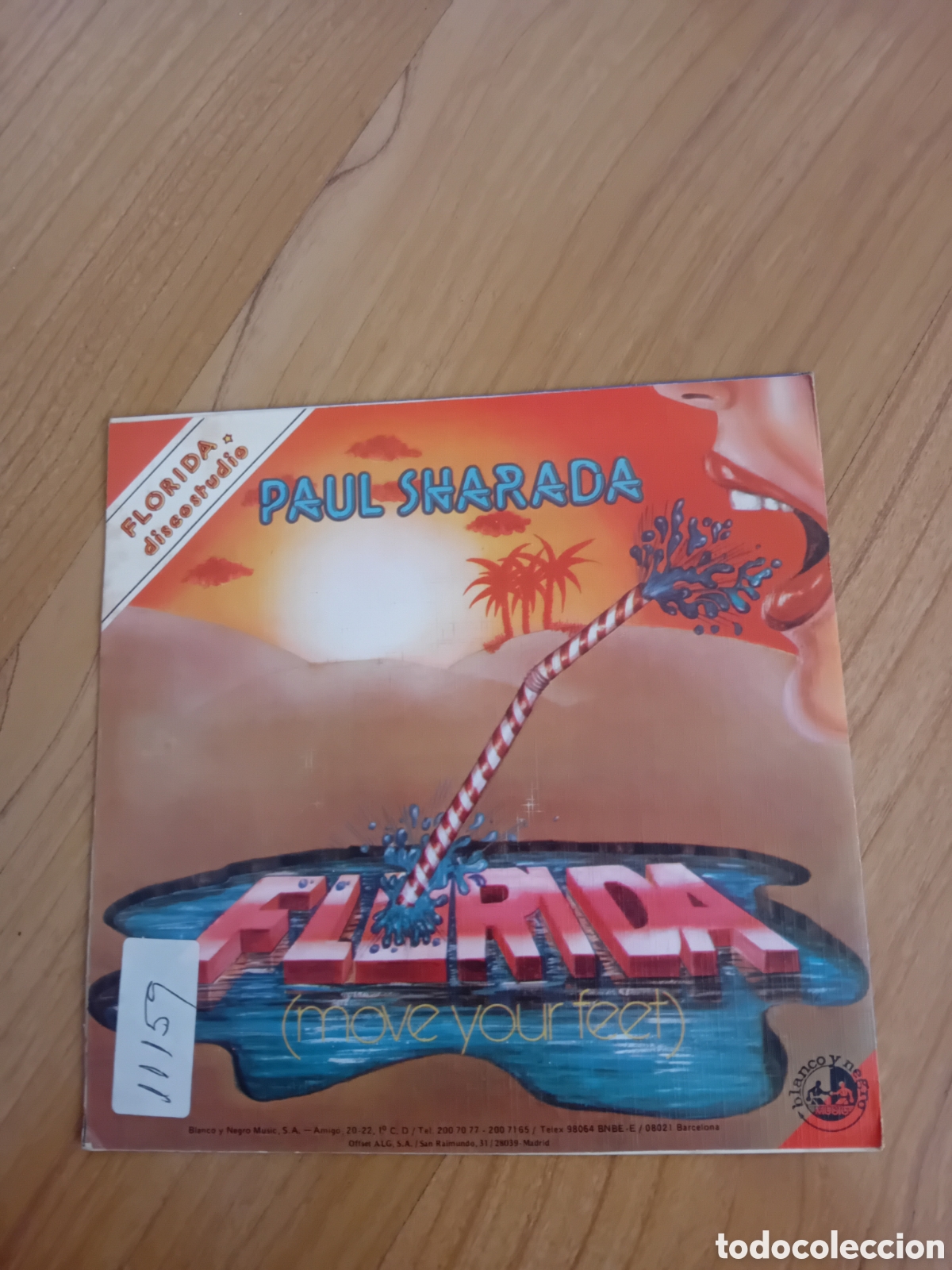 Discos de vinilo: PAUL SHARADA. DANCING ALL THE NIGHT. FLORIDA - Foto 2