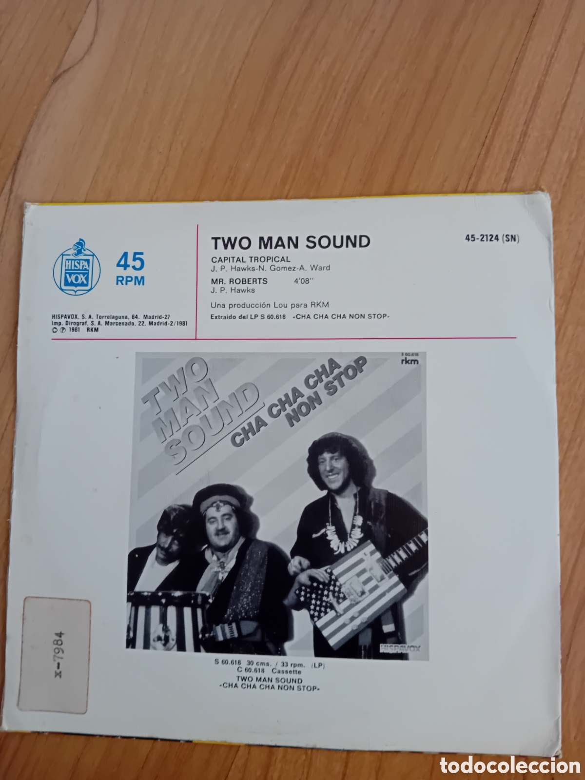 Discos de vinilo: TWO MAN SOUND. CAPITAL TROPICAL - Foto 2