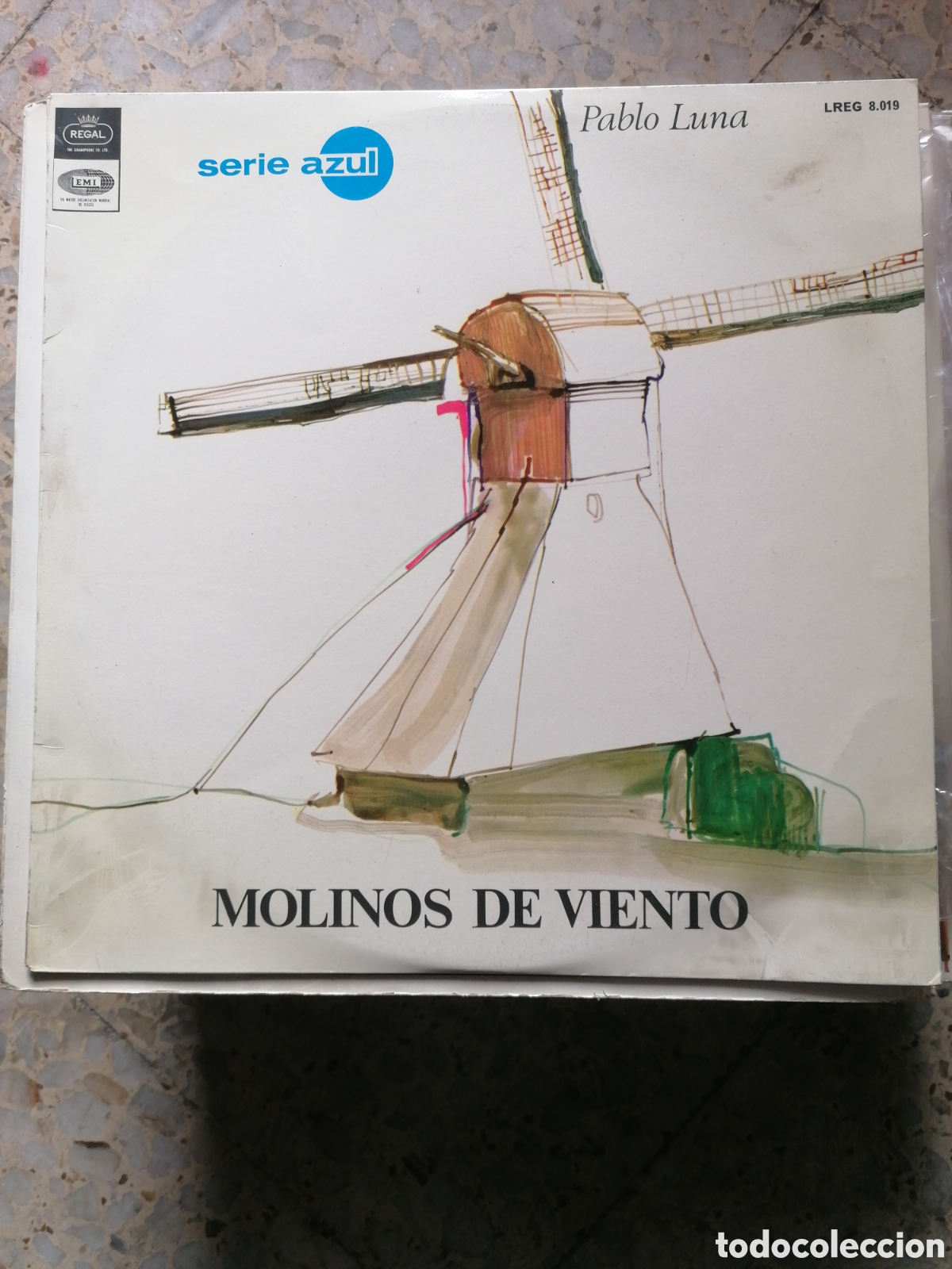 Discos de vinilo: LP MOLINOS DE VIENTO PABLO LUNA - Foto 1