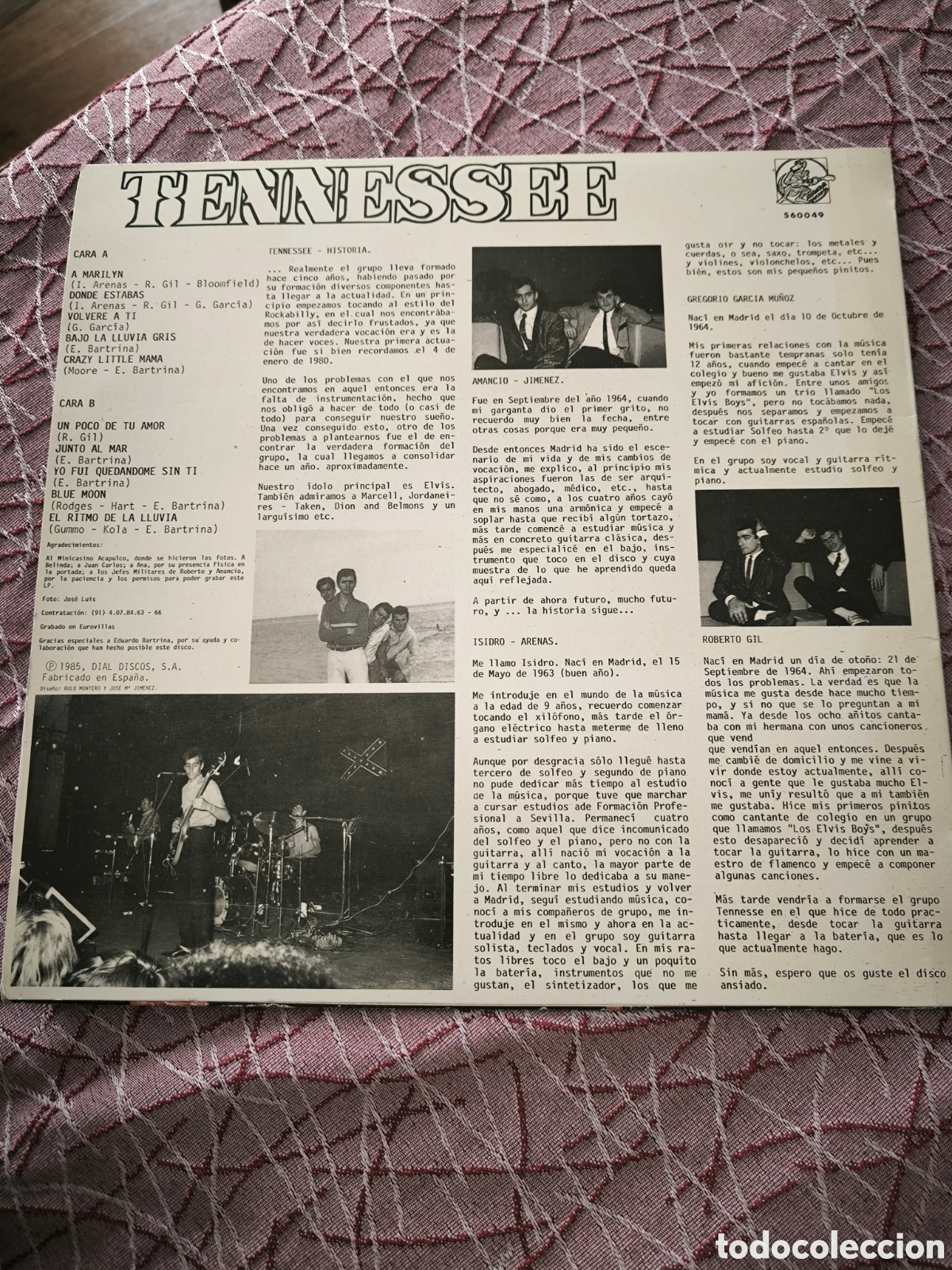 Discos de vinilo: DISCO DE VINILO TENNESSEE - Foto 2