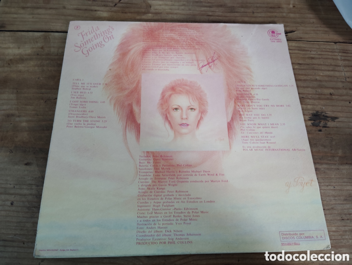 Discos de vinilo: FRIDA - SOMETHINGS GOING ON , 1982 / DISCO PROMOCIONAL - Foto 2