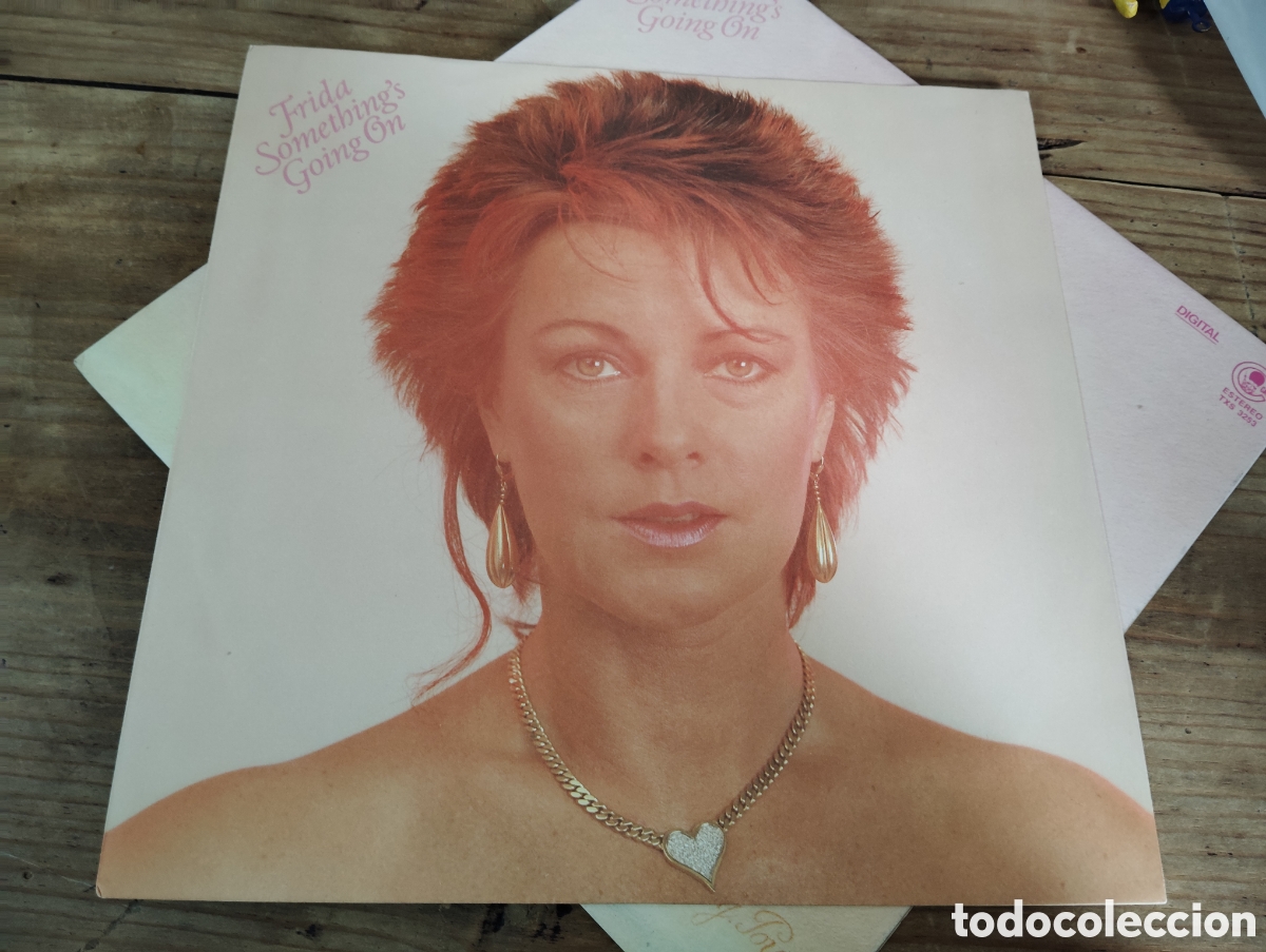 Discos de vinilo: FRIDA - SOMETHINGS GOING ON , 1982 / DISCO PROMOCIONAL - Foto 3