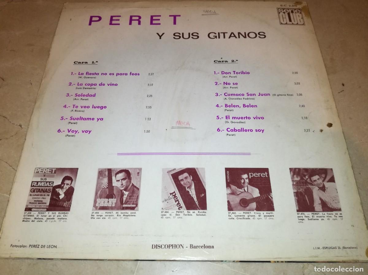 Discos de vinilo: PERET-ORIGINAL 1967-DISCOPHON - Foto 2