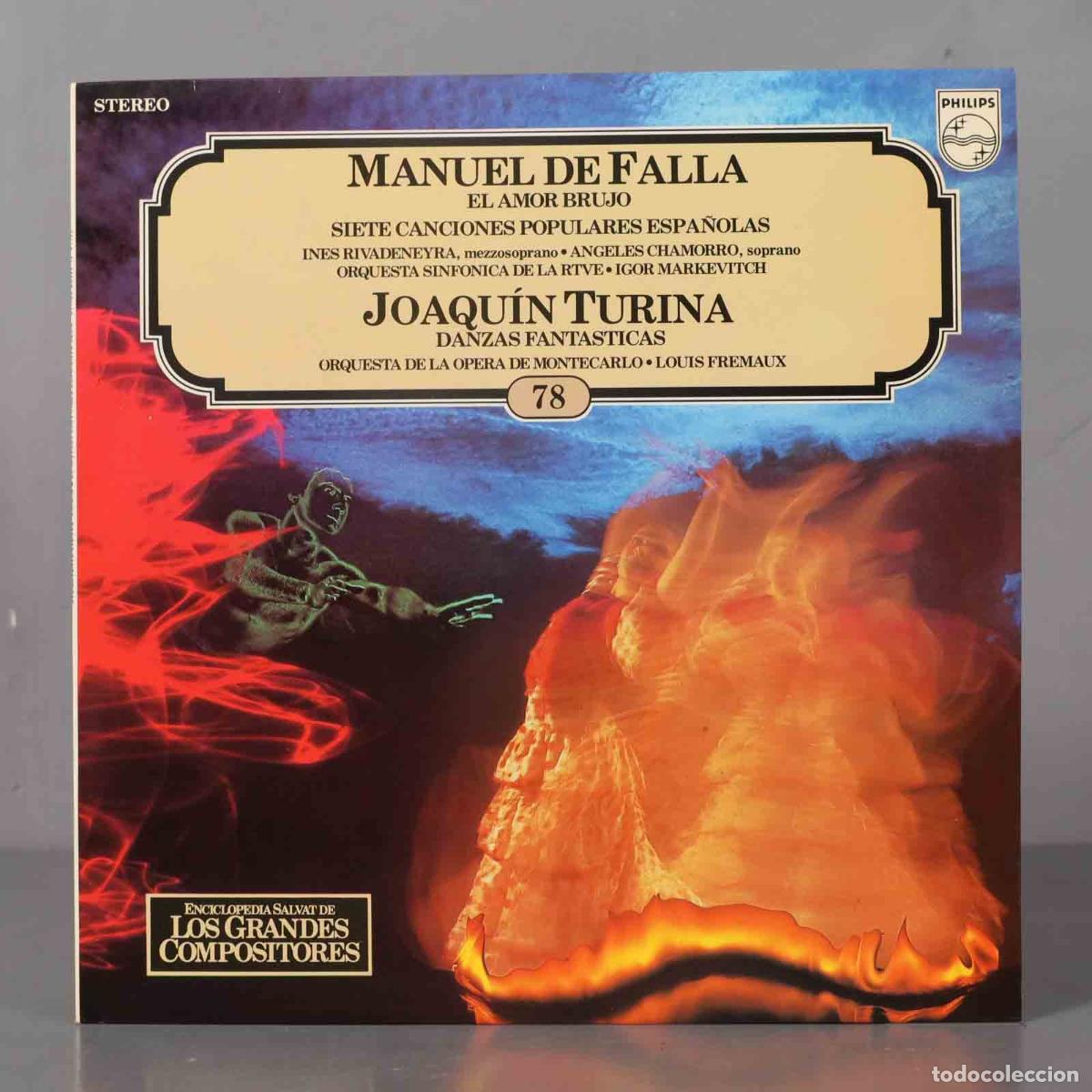Discos de vinilo: LP. Manuel de Falla. TURINA. FREMAUX - Foto 1