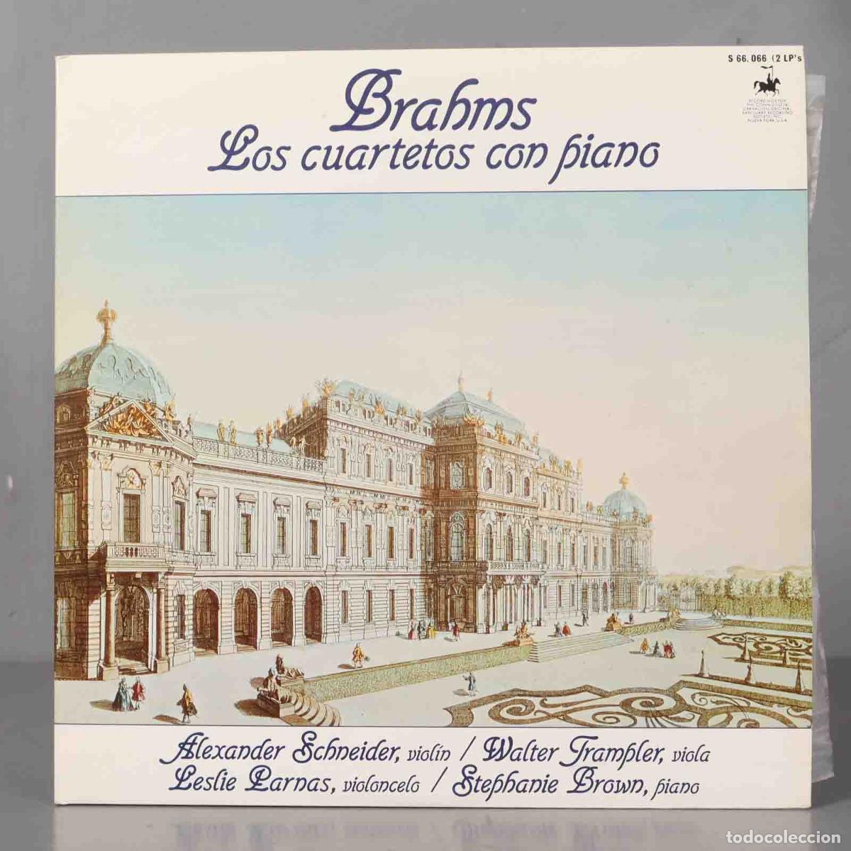 Discos de vinilo: LP. BRAHMS. LOS CUARTETOS CON PIANO. - Foto 1