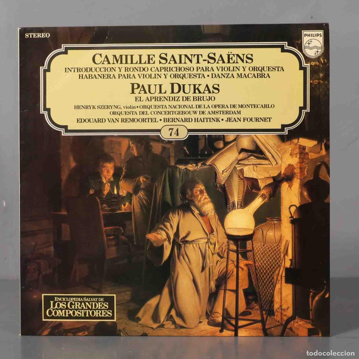 Disques de vinyle: LP. SAINT-SAENS DUKAS. FOURNET