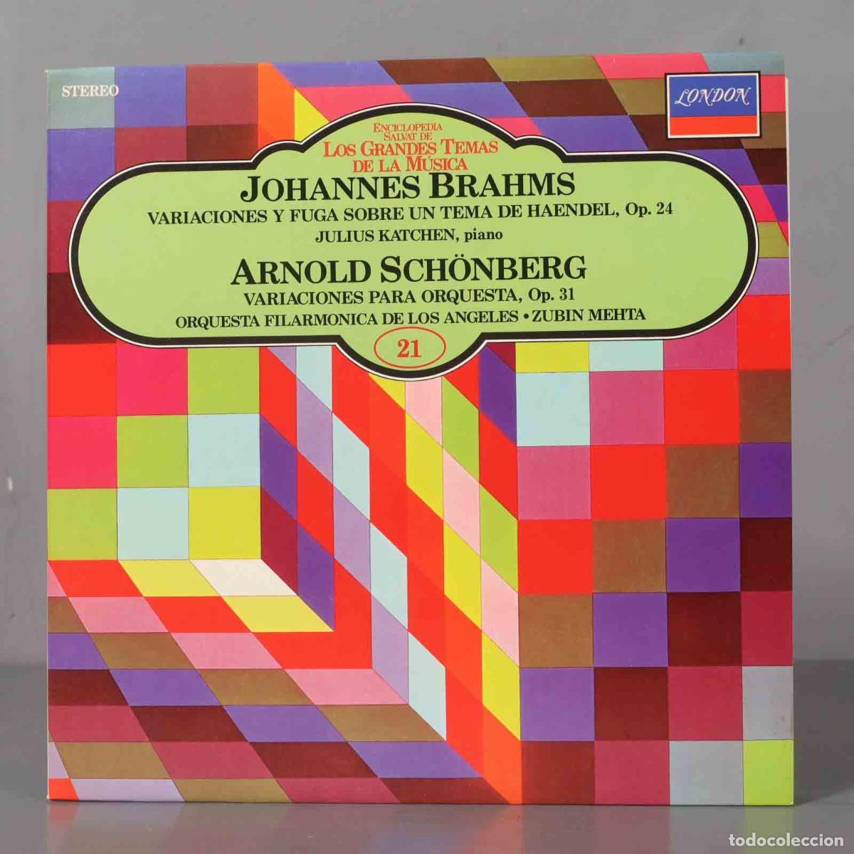 Discos de vinilo: LP. ARNOLD SCHONBERG BRAHMS MEHTA - Foto 1