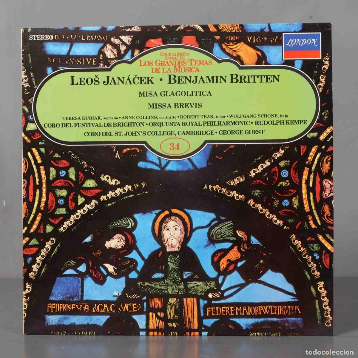 Discos de vinil: LP. LEOS JAN&Aacute;&eacute;EK &bull; BENJAMIN BRITTEN MISA GLAGOLITICA MISSA BREVIS
