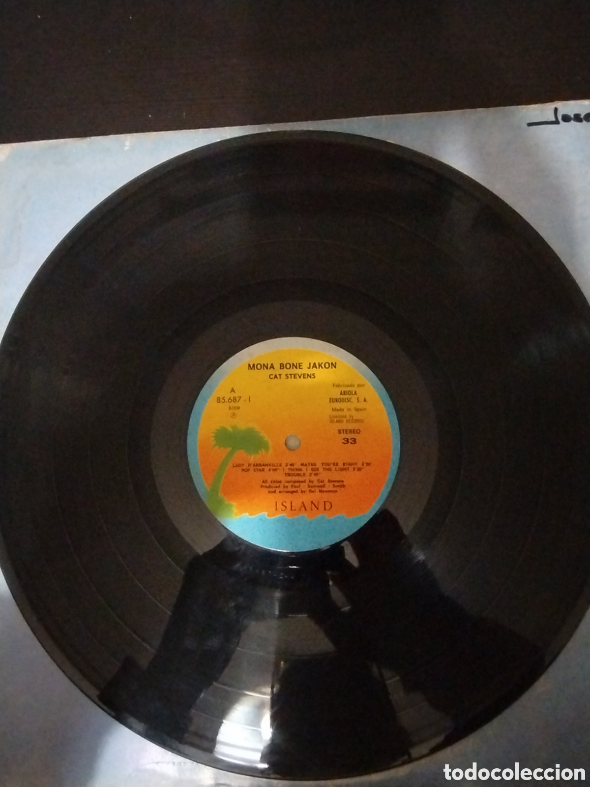 Discos de vinilo: Cat Steven LP mona bone jakon - Foto 3