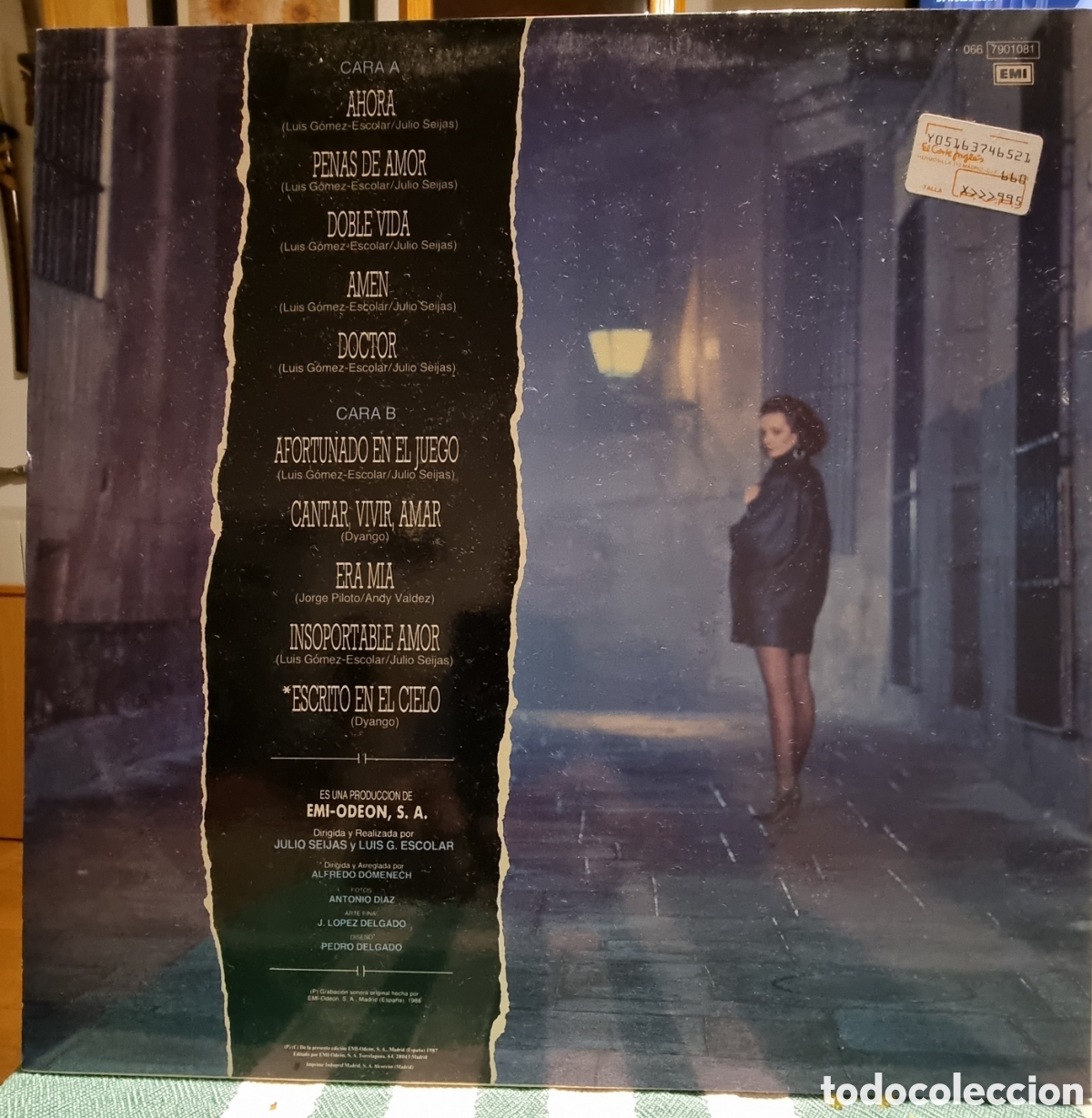 Discos de vinilo: Dyango Cae la noche LP vinilo - Foto 2