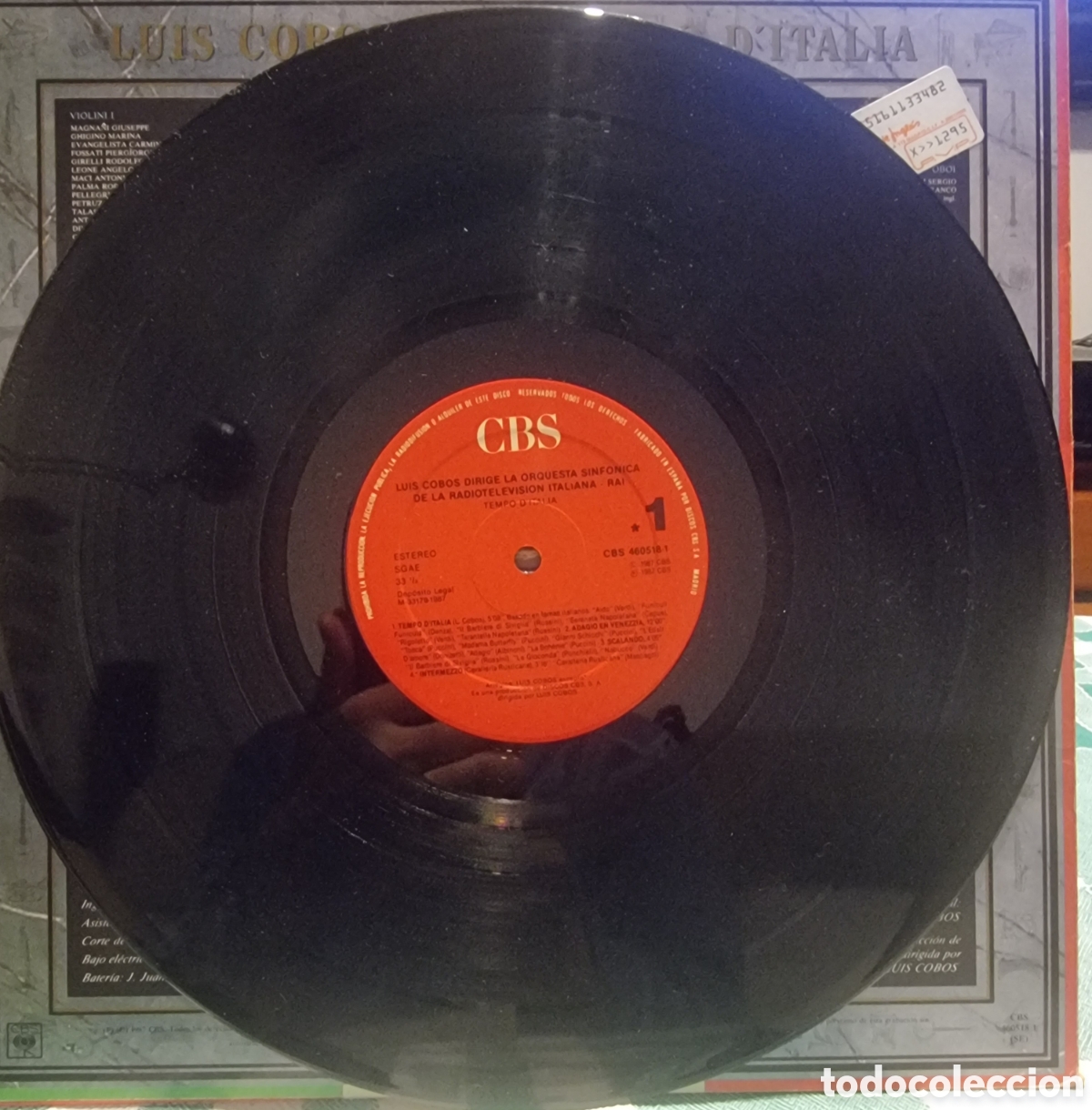 Discos de vinilo: Luis Cobos LItalia LP vinilo - Foto 3