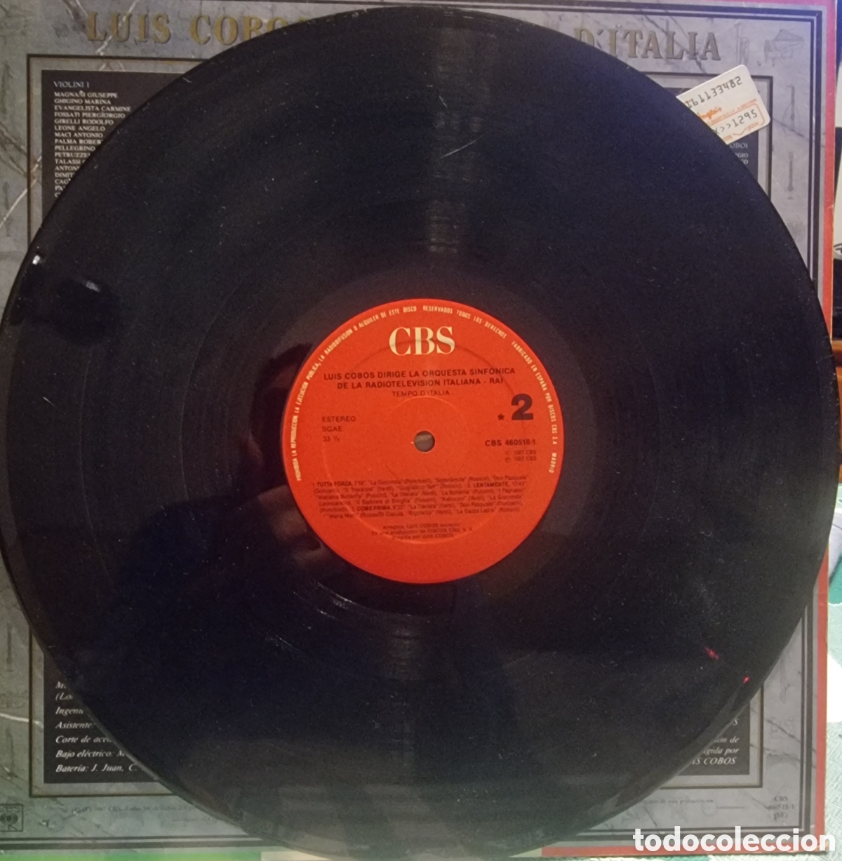 Discos de vinilo: Luis Cobos LItalia LP vinilo - Foto 4