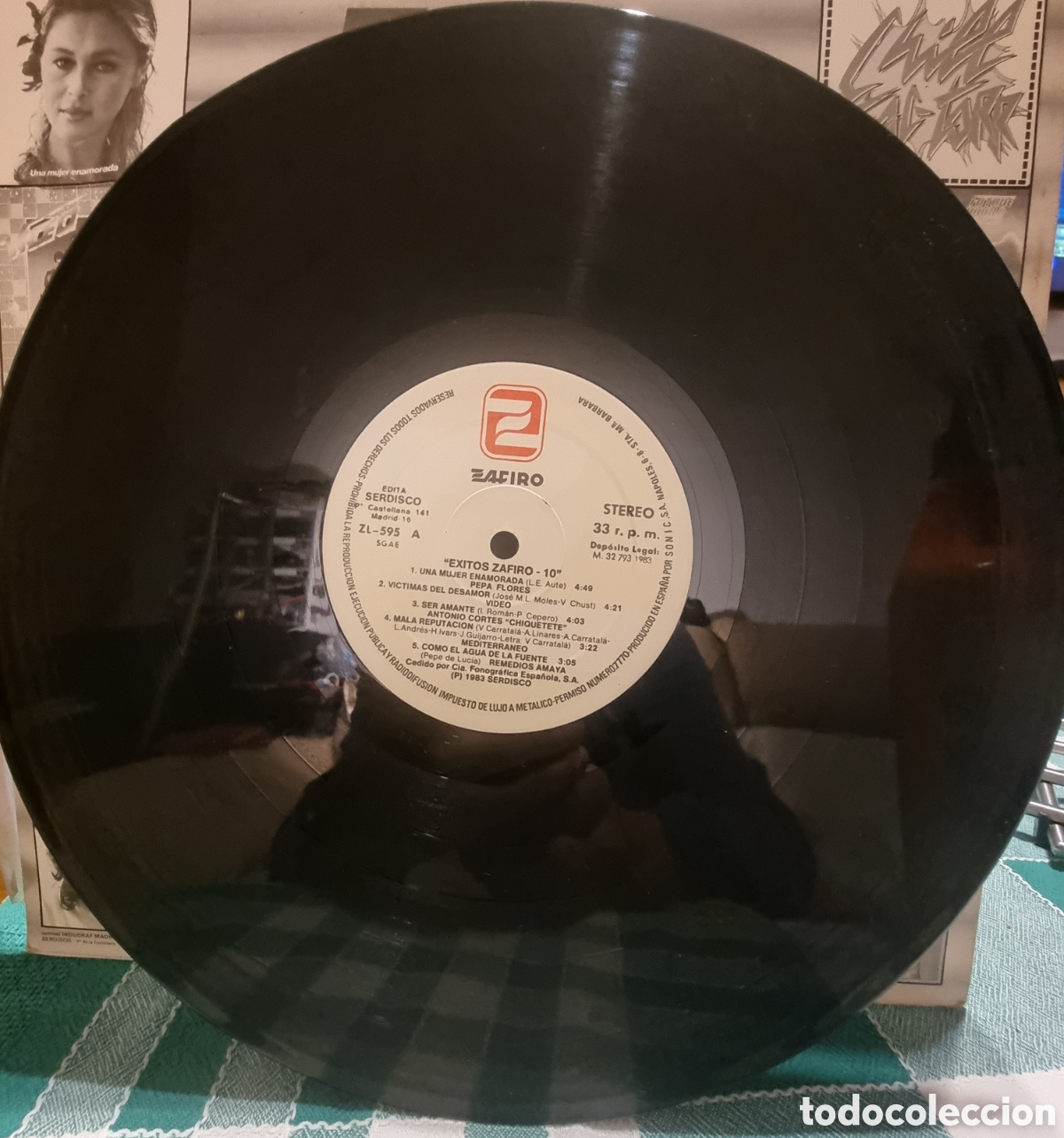 Discos de vinilo: &Eacute;xitos Zafiro 10 LP vinilo - Foto 4