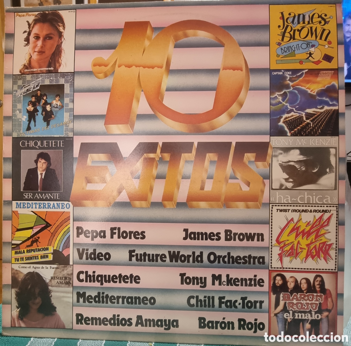 Discos de vinilo: &Eacute;xitos Zafiro 10 LP vinilo - Foto 1