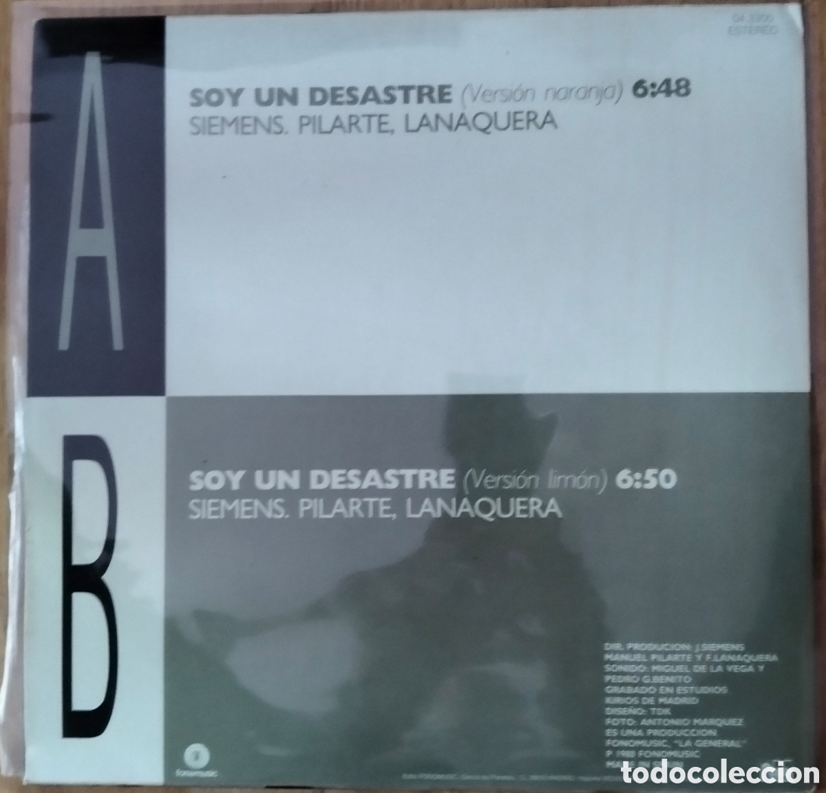 Discos de vinilo: TDK &rdquo;SOY UN DESASTRE&rdquo; MAXI VINILO - Foto 2