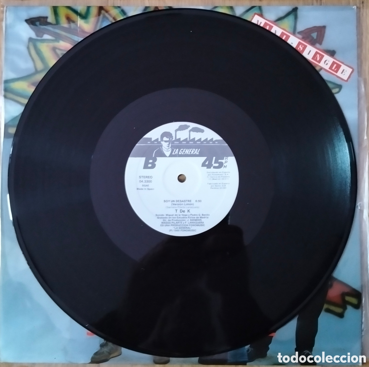Discos de vinilo: TDK &rdquo;SOY UN DESASTRE&rdquo; MAXI VINILO - Foto 3