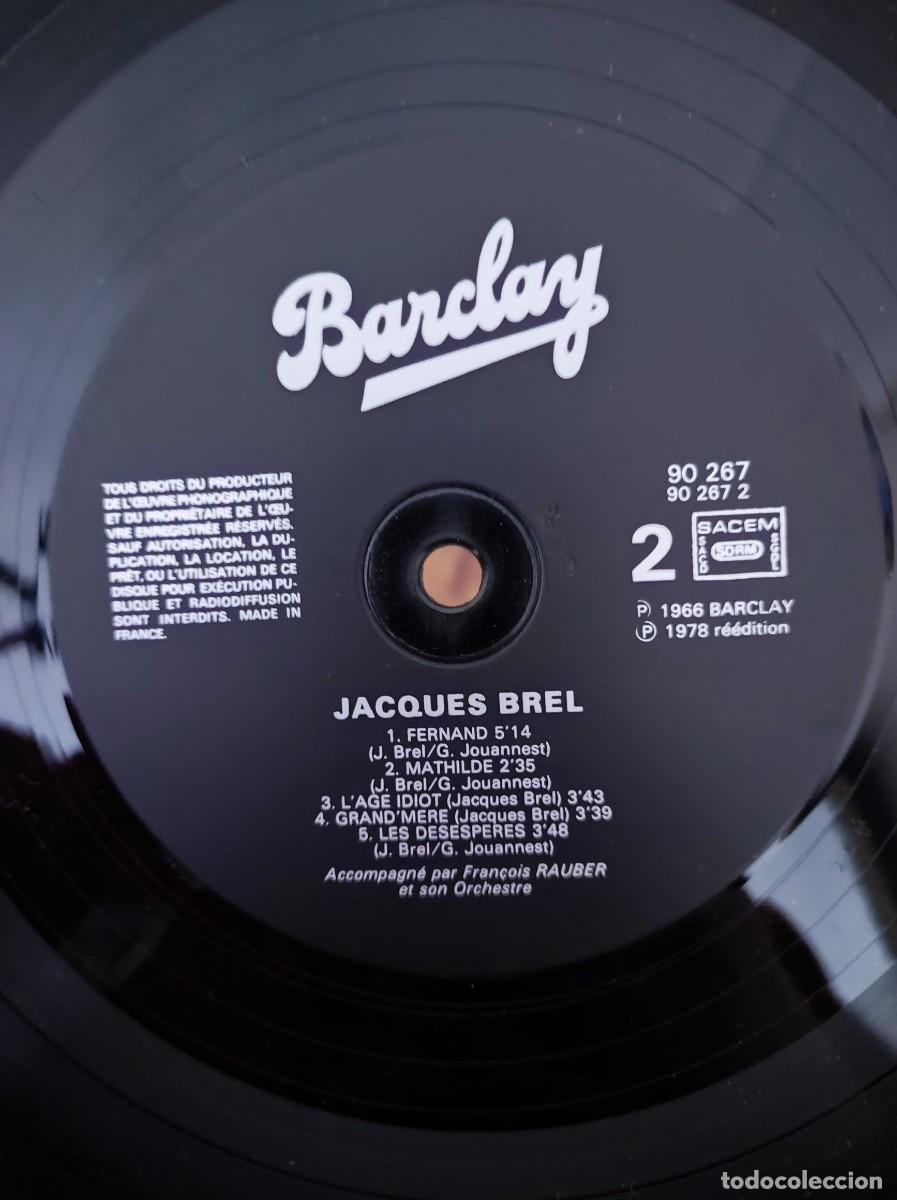 Discos de vinilo: Jacques Brel &ndash; 5 - La Fanette Vinyl, LP, Compilation - Foto 4