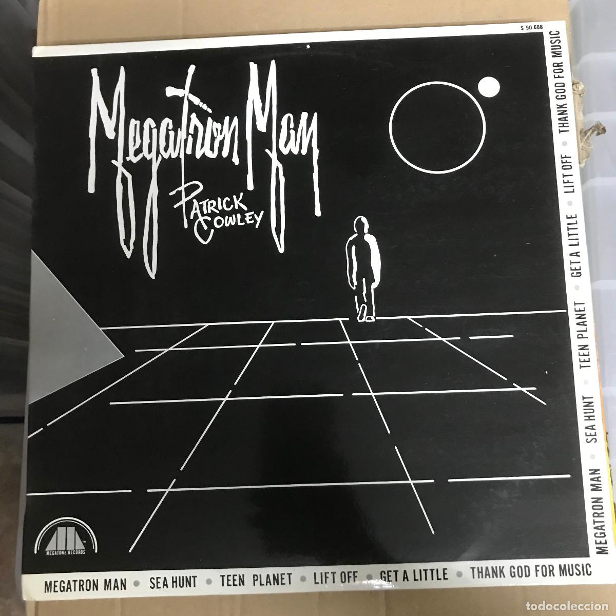 Discos de vinilo: PATRICK COWLEY - MEGATRON MAN - LP HISPAVOX 1982 - Foto 1