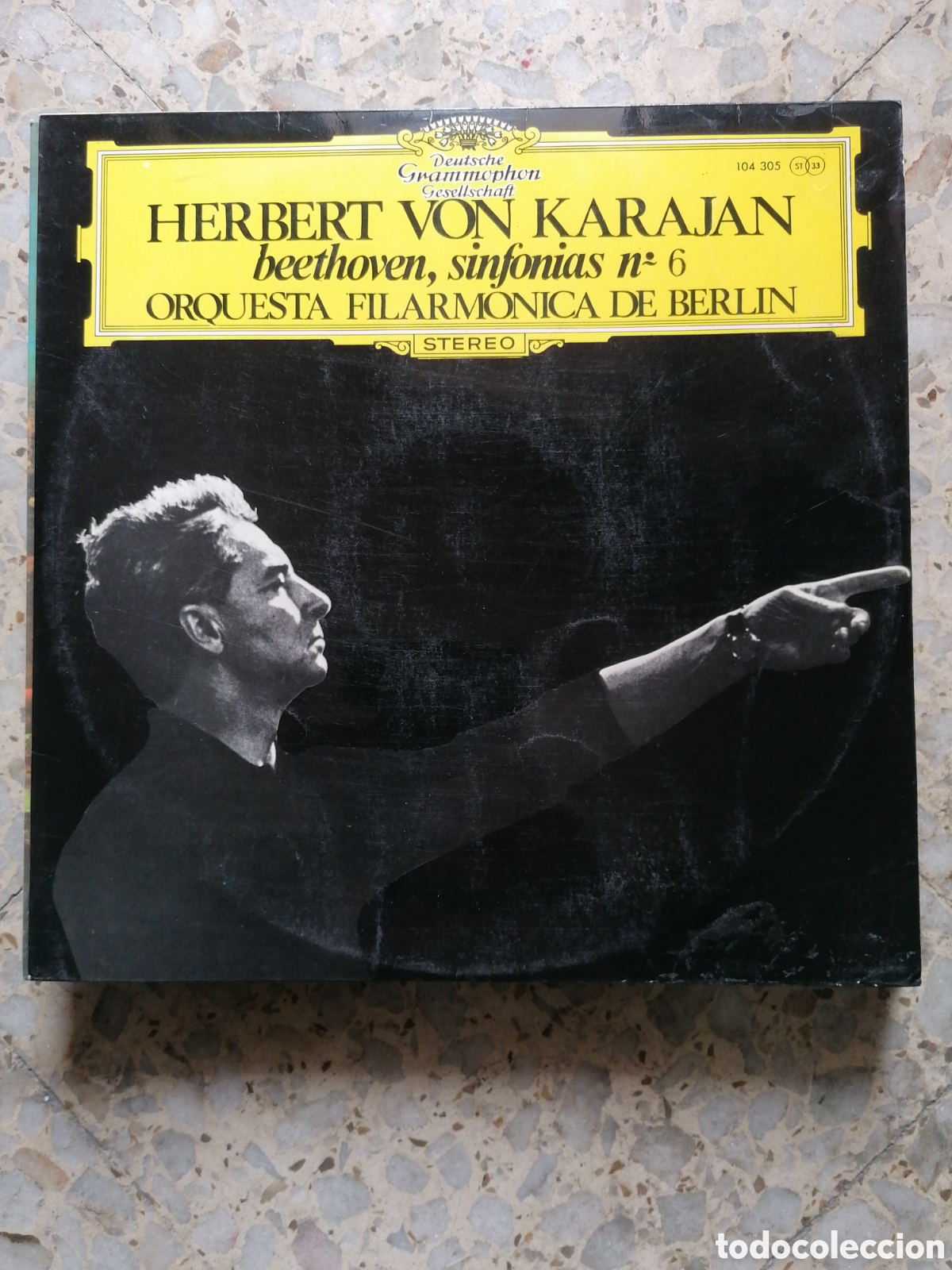 Discos de vinilo: LP BEETHOVEN SINFONIA 6 KARAJAN - Foto 1