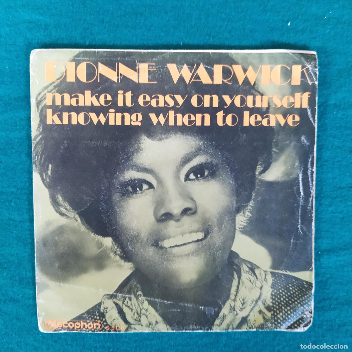 Discos de vinilo: Dionne Warwick &ndash; Make It Easy On Yourself / Knowing When To Leave - Foto 1