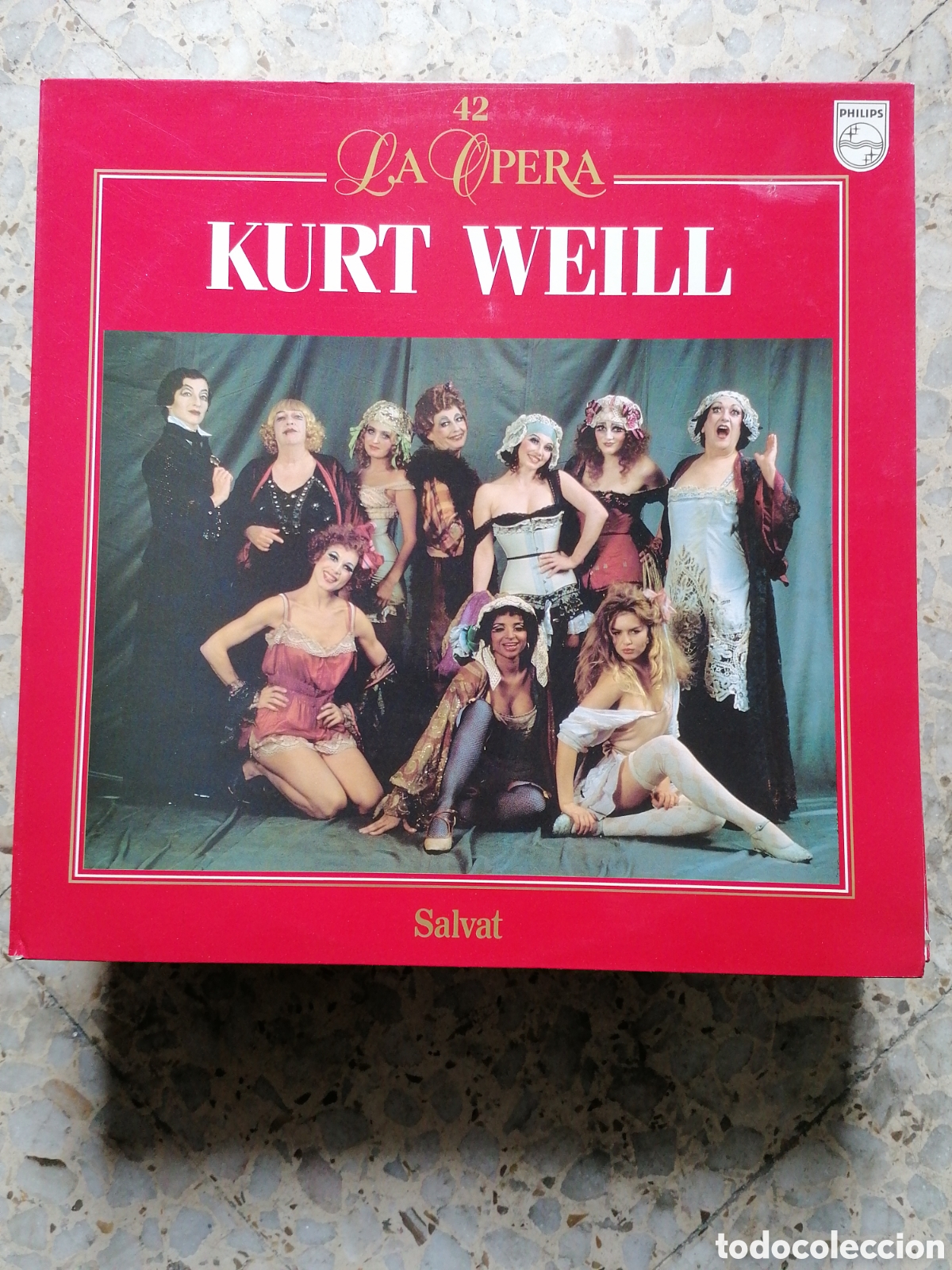 Discos de vinilo: LP KURT WEILL LA OPERA 42 SALVAT - Foto 1