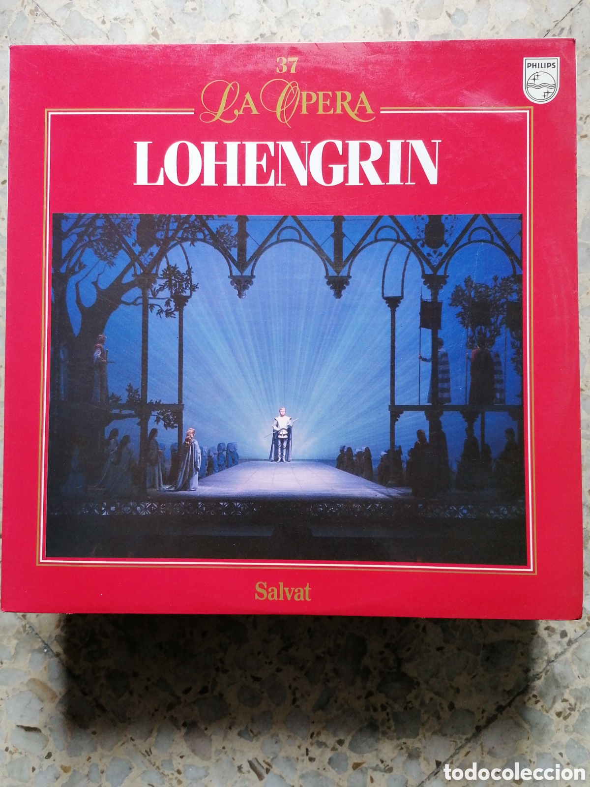 Discos de vinilo: LP LOHENGRIN LA OPERA 37 SALVAT - Foto 1