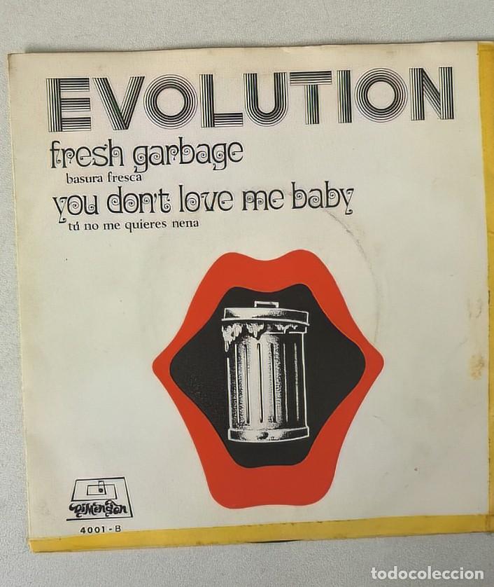 Discos de vinilo: Evolution &ndash; Fresh Garbage / You Dont Love Me Baby. Vinilo single. - Foto 1