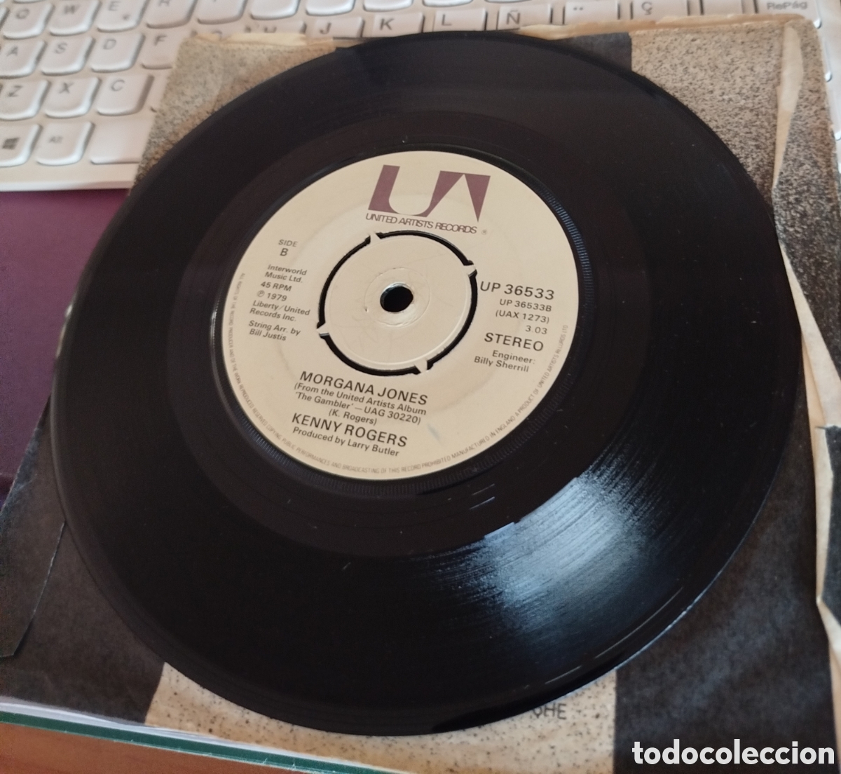 Discos de vinilo: Kenny Rogers - Morgana Jones - Foto 3