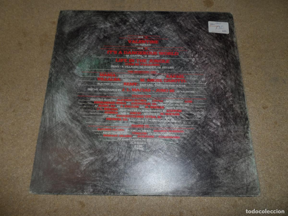 Discos de vinilo: MANIA - VALENTINE (SPAIN 1983) - Foto 2