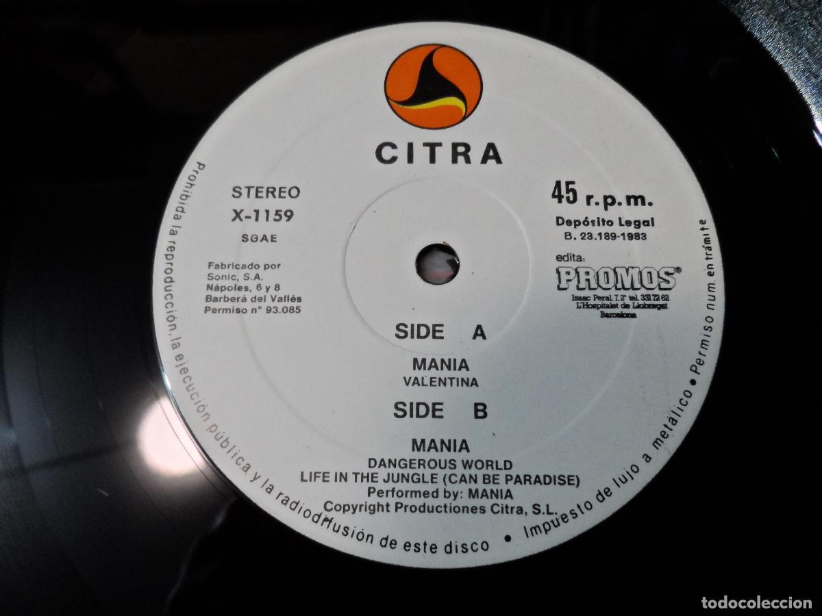 Discos de vinilo: MANIA - VALENTINE (SPAIN 1983) - Foto 3