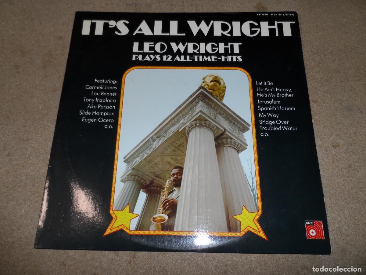 Discos de vinilo: Leo Wright &ndash; Its All Wright (SPAIN 1974) - Foto 1