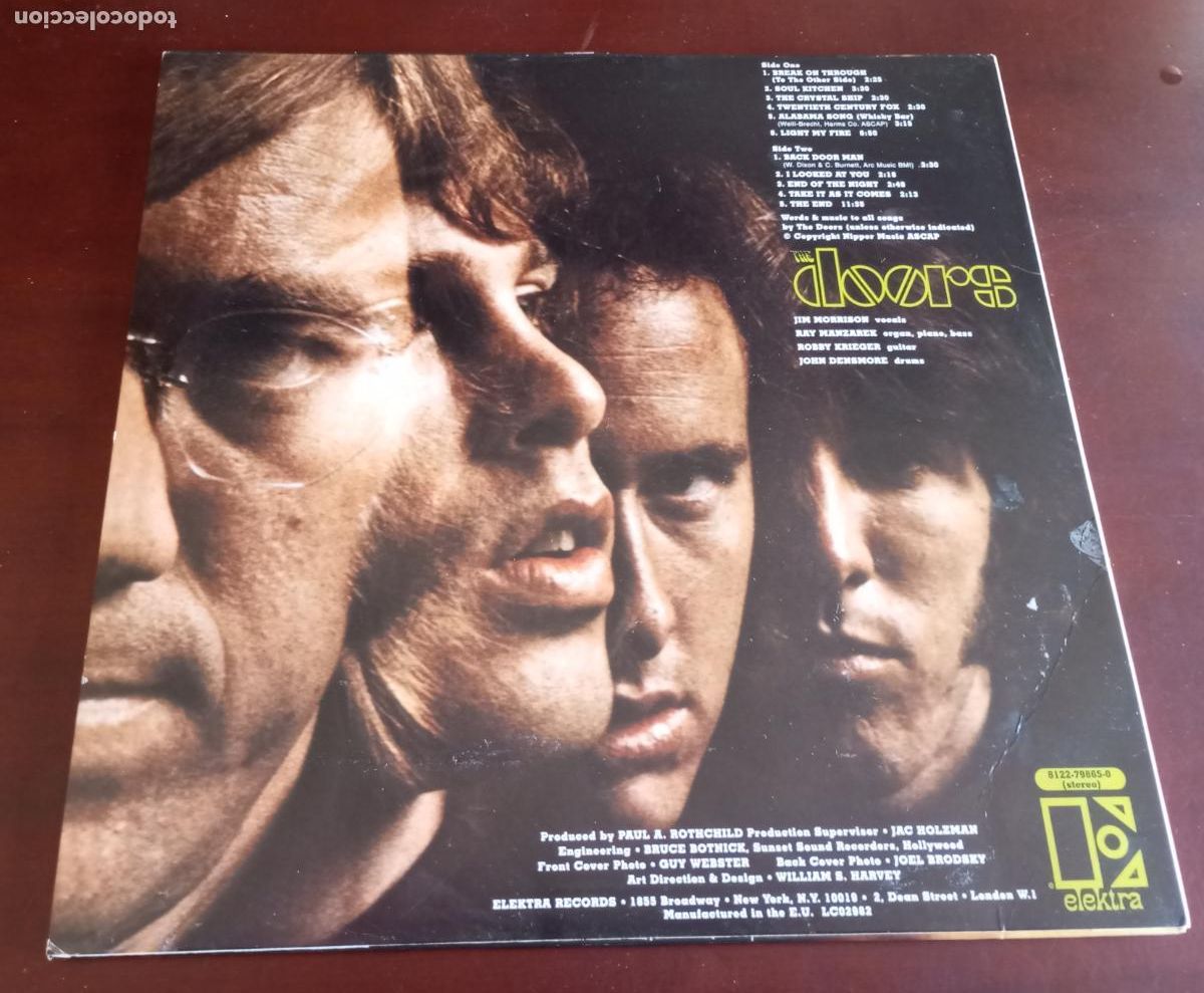 Discos de vinilo: THE DOORS - LP - 1967 - MADE IN ENGLAND - Foto 3